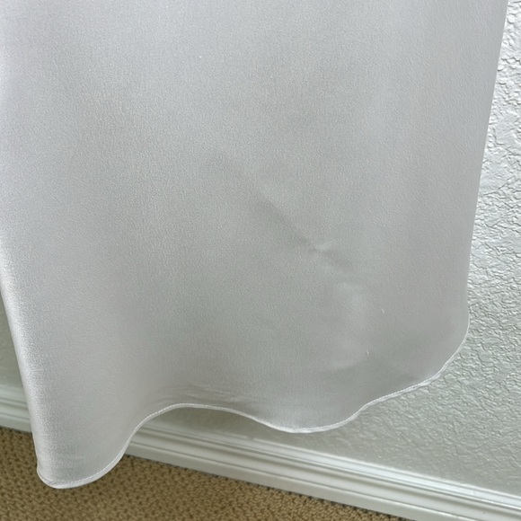 Show Me Your Mumu Verona Cowl Neck White Dress Sz S - Picture 9 of 10